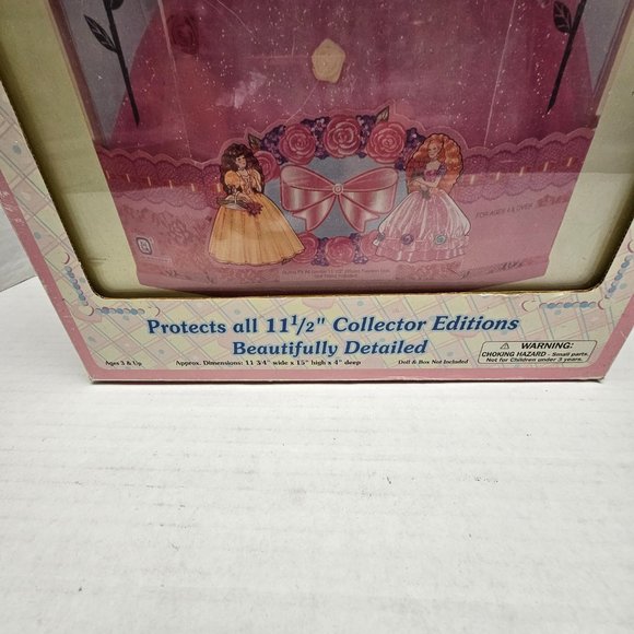 New Vintage 1997 90's Barbie Collector Edition Doll Showcase 15 X 4 X 11.5" - Picture 3 of 12
